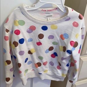 Gymboree (5-6) polka dot sweater
